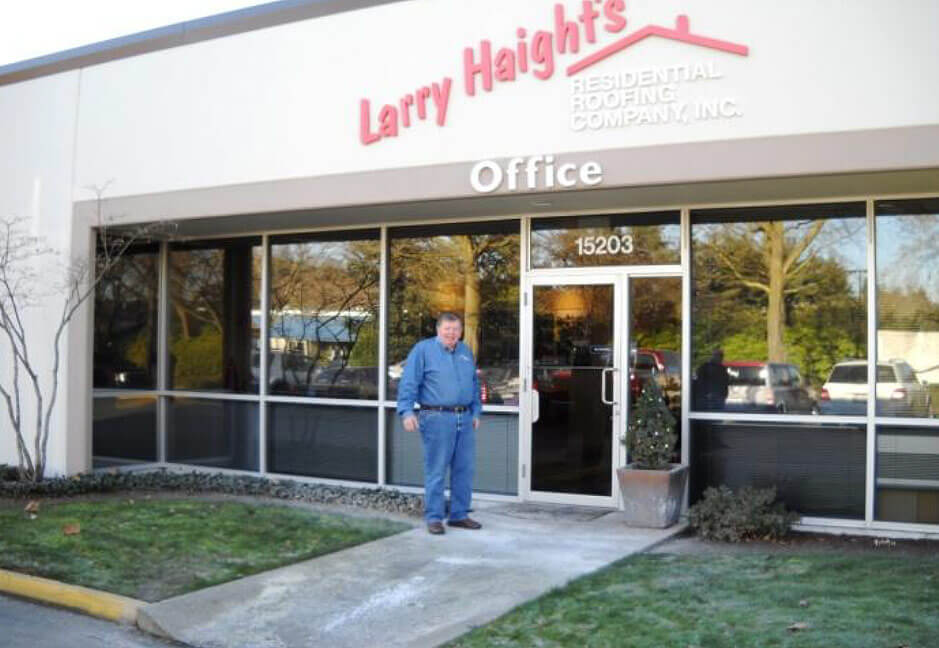 Larry Haight residential roofing company in Redmond, WA