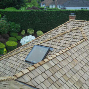 Shake Roof with Skylight