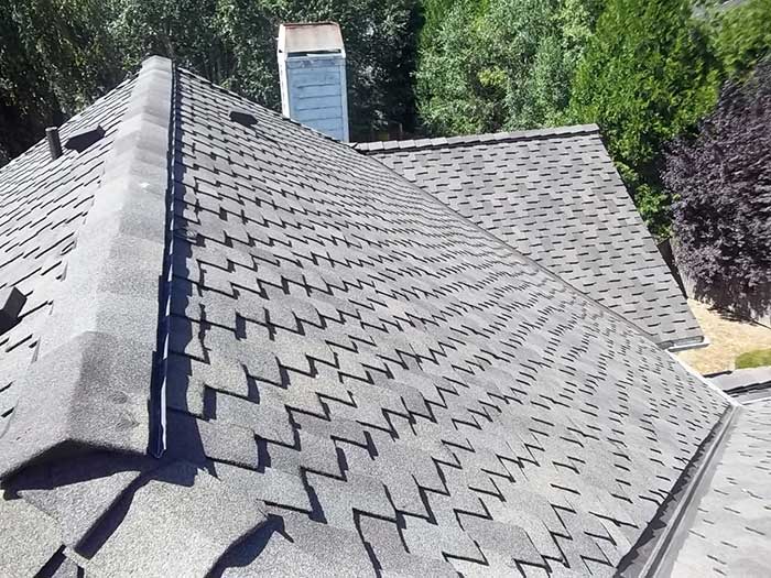 Composite shingle roofing project from Larry Haight Residential Roofing