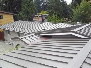 metal standing seam roof by Larry Haight Residential Roofing