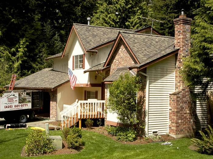 Composite shingle roofing project from Larry Haight Residential Roofing