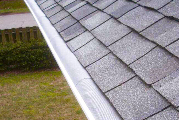 Gutter and Composition shingle roofing project from Larry Haight Residential Roofing