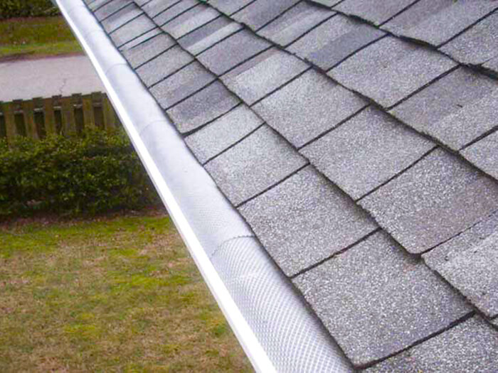 Gutter and Composition shingle roofing project from Larry Haight Residential Roofing