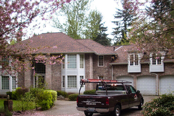 Composition shingle roofing project from Larry Haight Residential Roofing