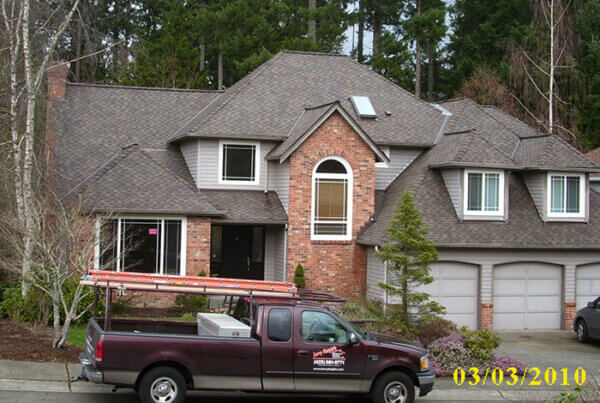 Composition shingle roofing project from Larry Haight Residential Roofing