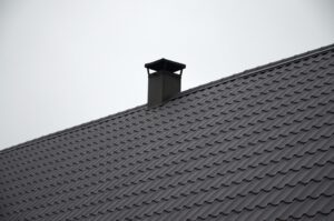 Brown metal roof