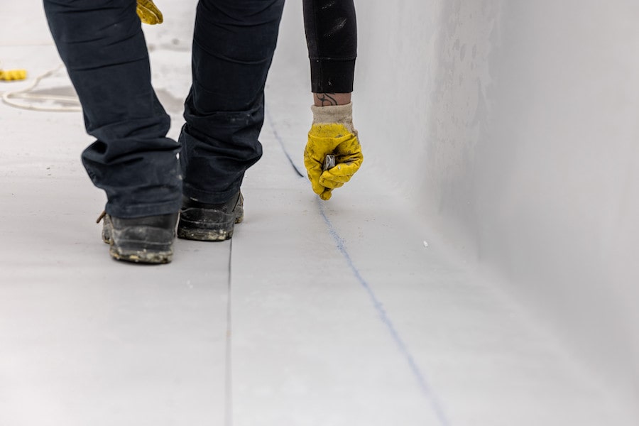 Water underlayment membrane