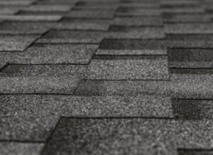black shingles