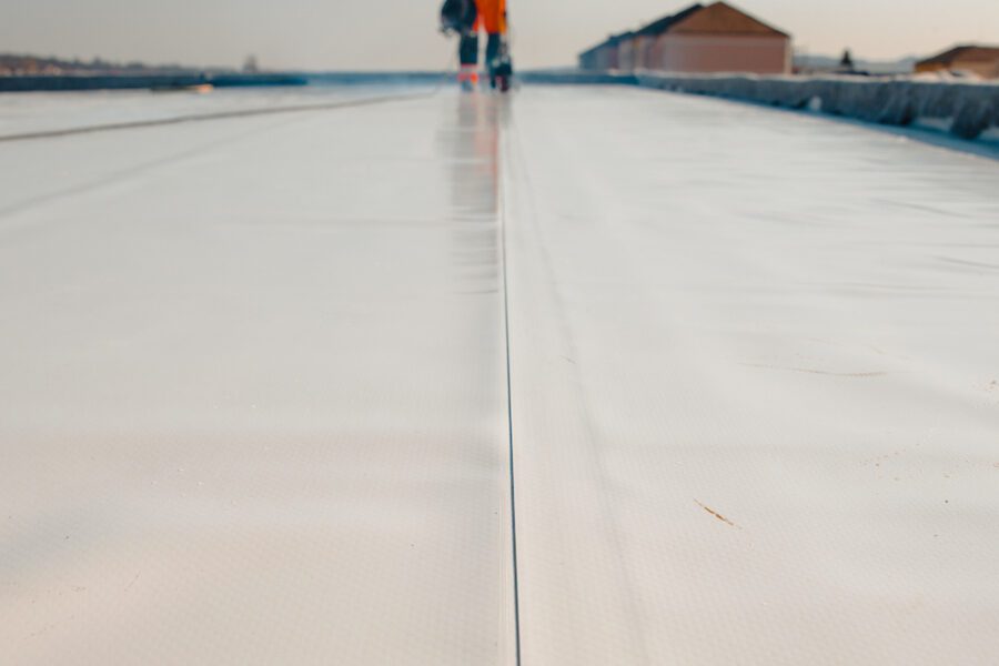 PVC flat roof