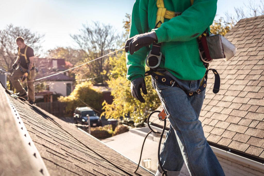 Professional roofers will use the best shingle cleaners available to keep your roof looking its best. 