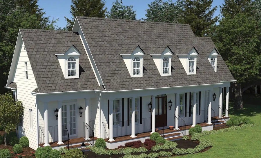 Asphalt roof