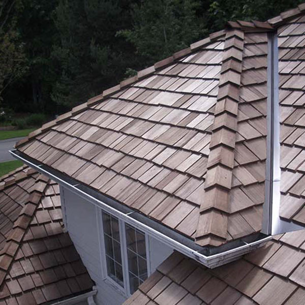 Cedar shake roof