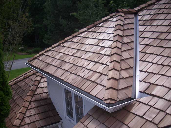 Cedar shake shingles